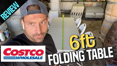 Costco Lifetime 6ft Folding Table Review Measurements How Many People Fit A 6ft Table - Elite ...