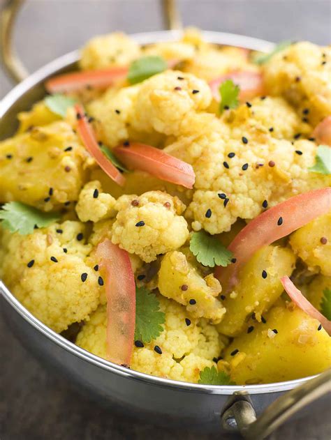 Kalonji Gobi Aloo Recipe (Cauliflower & Potato Stir Fry with Nigella Seeds) by Archana's Kitchen