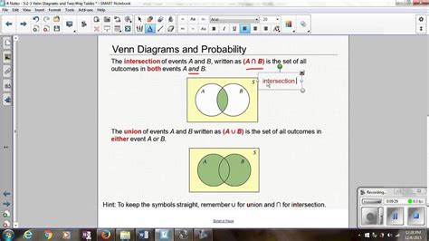 4 Tutorial 5 2 3 Venn Diagrams and Two Way Tables - YouTube