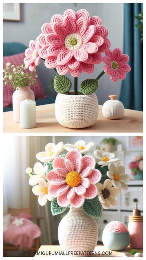 Crochet flower amigurumi free pattern – Artofit