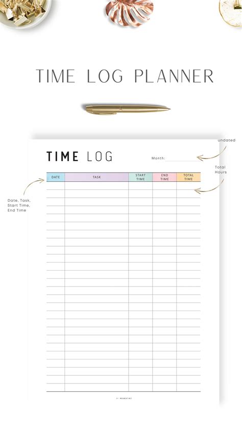 Time Management Planner Printable – mrsneat