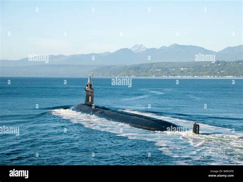 The U.S. Navy Seawolf-class fast-attack submarine USS Jimmy Carter ...