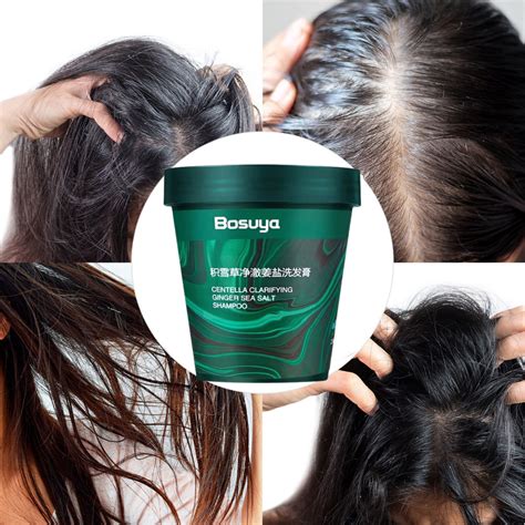 Sea Salt Shampoo Anti Dandruff Refreshing Oil Control Scalp Itching Psoriasis Hair Treatment ...