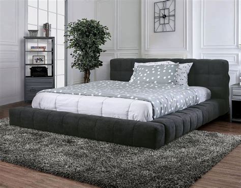 Furniture of America Wolsey Queen Size Bed CM7545Q | Low floor bed, Floor bed frame, Low bed frame