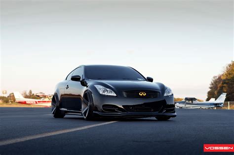 Stunning Blacked-out Infiniti G37 Coupe With Deep Concave Vossen Rims ...