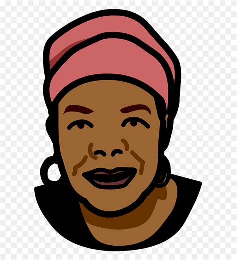 View The Video Clips Maya Angelou Clip Art Free, Face, Clothing, Apparel HD PNG Download ...