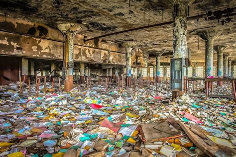 Exploring The Abandoned Detroit School Book Repository - Sometimes Interesting