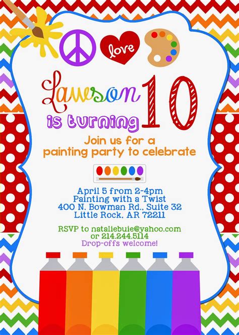 25 Best 10th Birthday Invitations - Home, Family, Style and Art Ideas