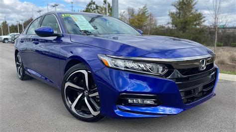 Blue 2018 Honda Accord Sport 2.0 T