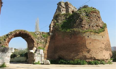 The gates of Nicea Nicaea Iznik in Turkey