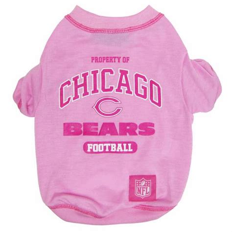 Pets First Chicago Bears Pink Dog Jersey