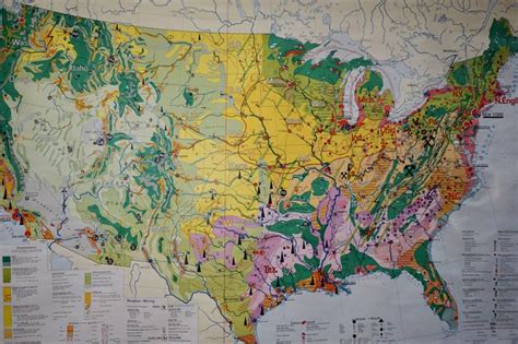 Economy Map of the USA For Sale at 1stDibs