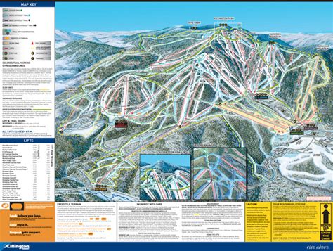 07-08 Killington Ski Trail Guide Map - Killington VT • mappery