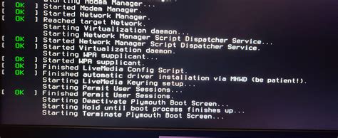 Keep getting stuck on Starting Terminate Plymouth Boot Screen - Newbies ...