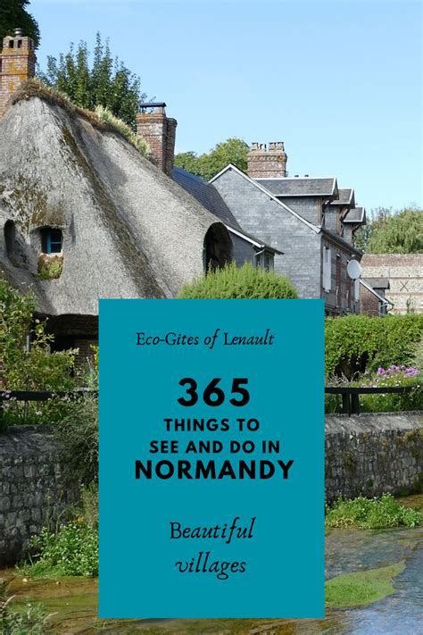 Normandy's most beautiful villages | Beaux villages, Eco, Beautiful