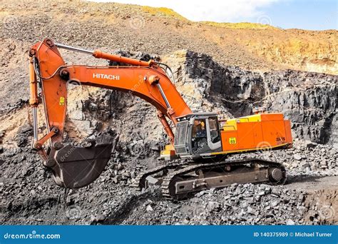 Open Pit Manganese Mining and Equipment Editorial Stock Image - Image ...