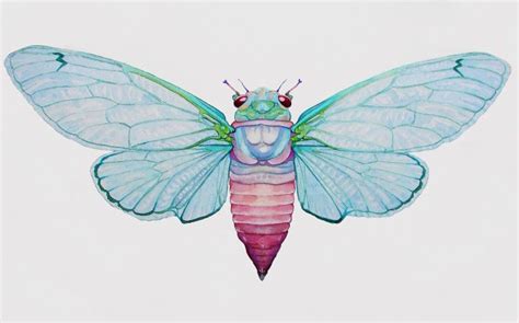 Cicada Wings Illustrations