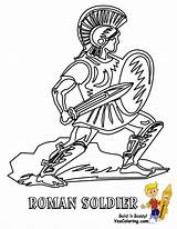 Roman Soldier Coloring Page Printable Pages sketch template