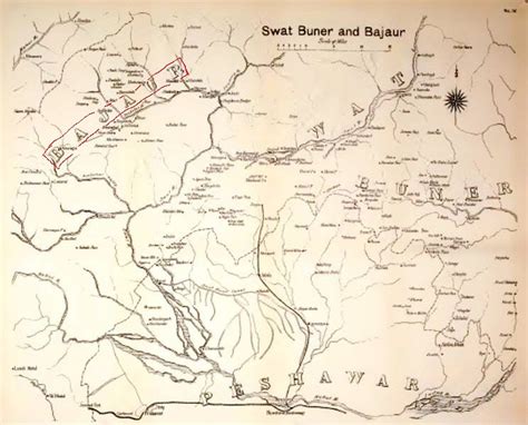 Maps – Swat Buner and Bajaur – From the Black Mountain to Waziristan – by Colonel H. C. Wylly ...