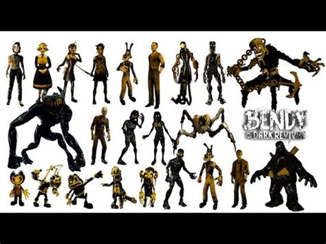 Bendy and the Dark Revival ALL CHARACTERS NAME Full Version | BATDR ...