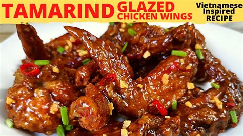 TAMARIND GLAZED CHICKEN WINGS | How to Make Spicy Tamarind Wings | Tamarind Sauce Crispy Wings ...