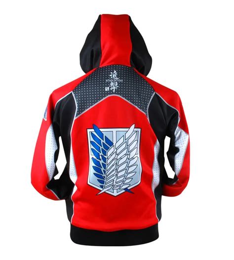 Attack on Titan Wings of Freedom Jacket unisex Cosplay Costume-in Hoodies & Sweatshirts from Men ...