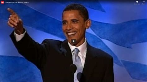 Barack Obama's 2004 Democratic National Convention Keynote Speech ...