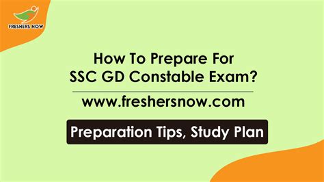 How To Prepare For SSC GD Constable Exam? Preparation Tips