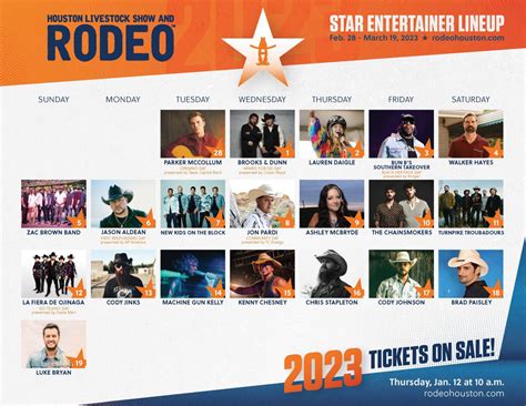 Houston Livestock Show and Rodeo Announces Lineup for 2023