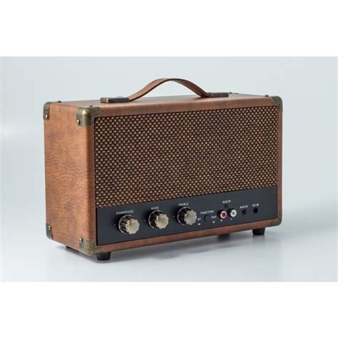 GPO WESTWOOD SPEAKER BROWN | Speaker, Bluetooth amp, Bluetooth