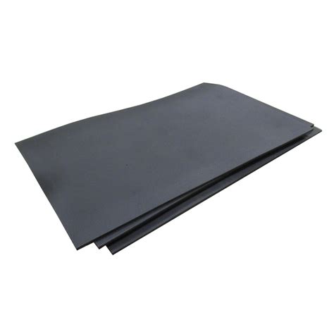 Black Neoprene Rubber Mat, 3/4 Inch Thick, 4 X 6 FT. – PRM Filtration