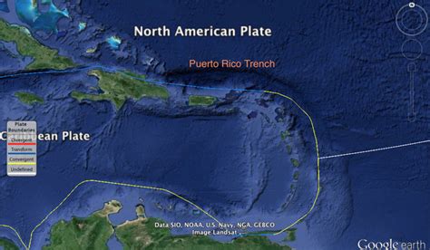 Transform Plate Boundary - CARIBBEAN PLATE