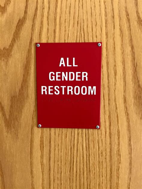 All-Gender Restroom Signs – University Student Senate