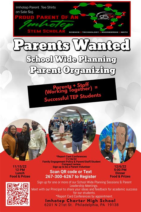 Parent School Wide Planning | Imhotep Institute Charter High School