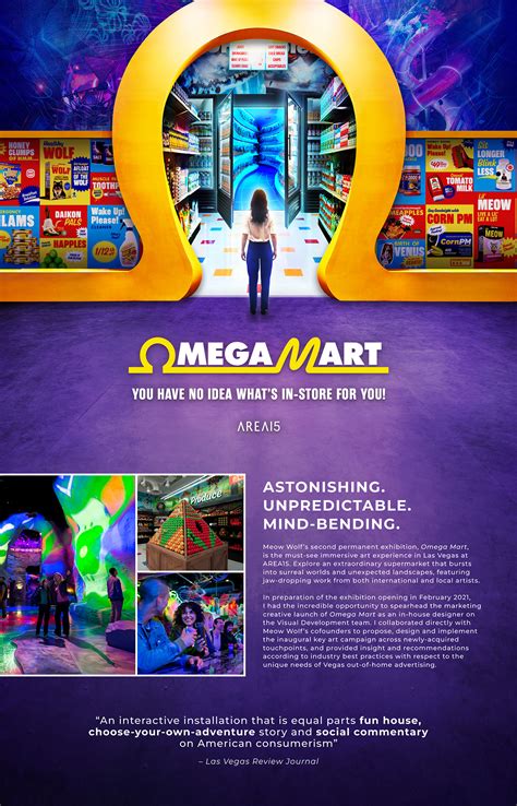 Omega Mart by Meow Wolf - Key Art Launch Campaign on Behance