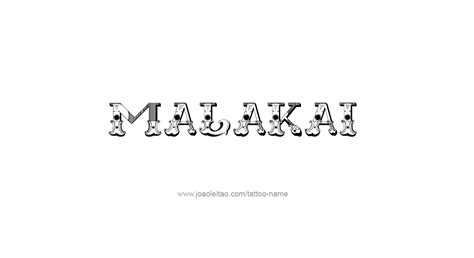 Malakai Name Tattoo Designs