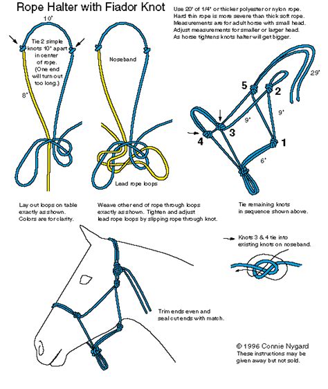 Natural Horsemanship Halter - How to make a natural horsemanship halter