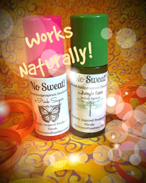 No Sweat Natural Antiperspirant/Deodorant Roll-On No | Etsy