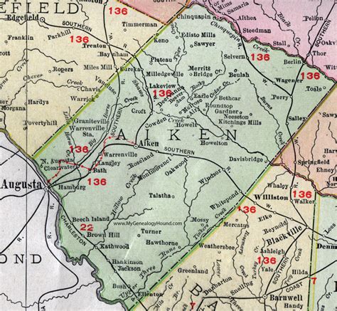 Aiken County Map - Zoning Map