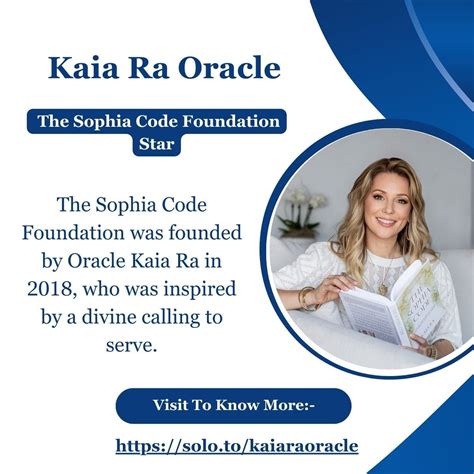 Kaia Ra Oracle — The Sophia Code Foundation - Kaia Ra Oracle - Medium