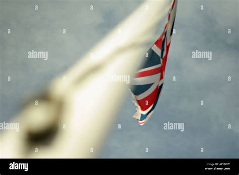 Union Jack on Flagpole Stock Photo - Alamy