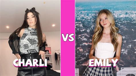 Charli D’amelio Vs Emily Dobson TikTok Dance Compilation - YouTube