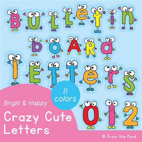 Bulletin board letters for the classroom - just print and display! — From the Pond