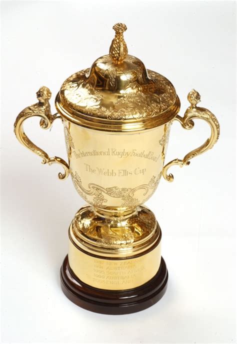 Trophy, Webb Ellis Rugby World Cup 2003 replica; Garrard; 2003; LDWRM:2006/247 - World Rugby ...