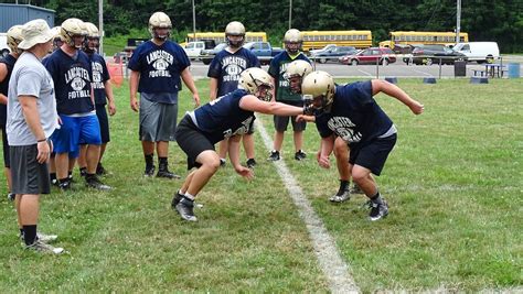 Lancaster football team has solid first day of practice