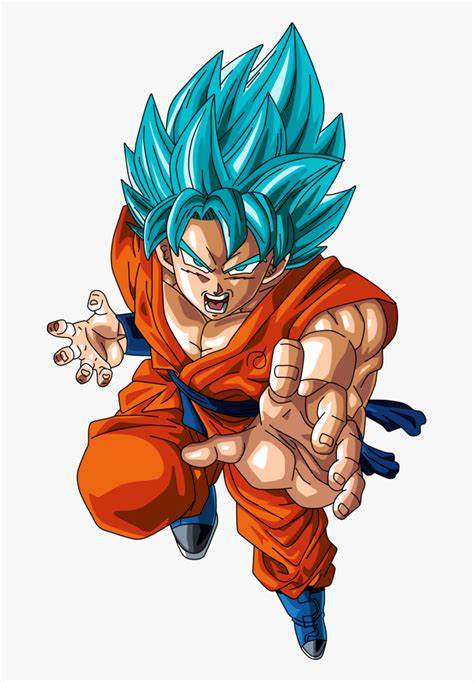 Goku En Super Saiyan Blue O Super Saiyan Dios Super - Dragon Ball Goku Ssj Dios Blue, HD Png ...