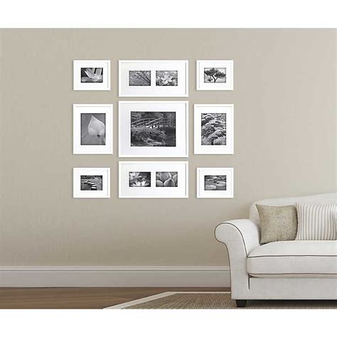 Plain White Mixed Collage Frames, Set of 9 | Kirklands | Arredamento d ...