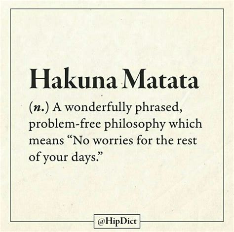 Hakuna matata – Artofit