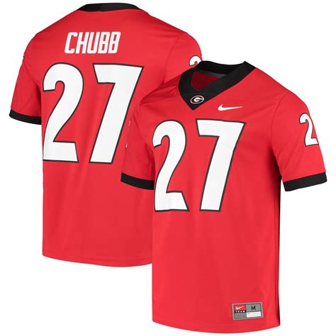 Nick Chubb Georgia Bulldogs Nike Alumni Game Jersey - Red - Walmart.com ...