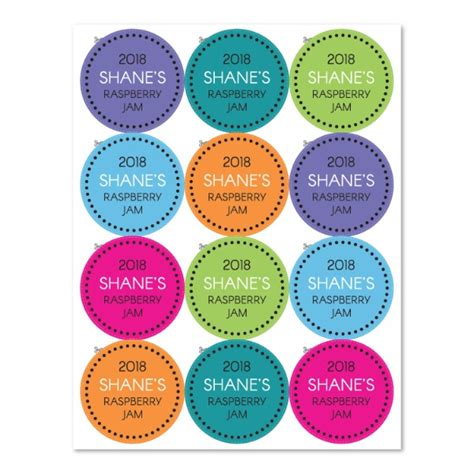 Round Labels | Sticker Paper Templates | ASTROBRIGHTS